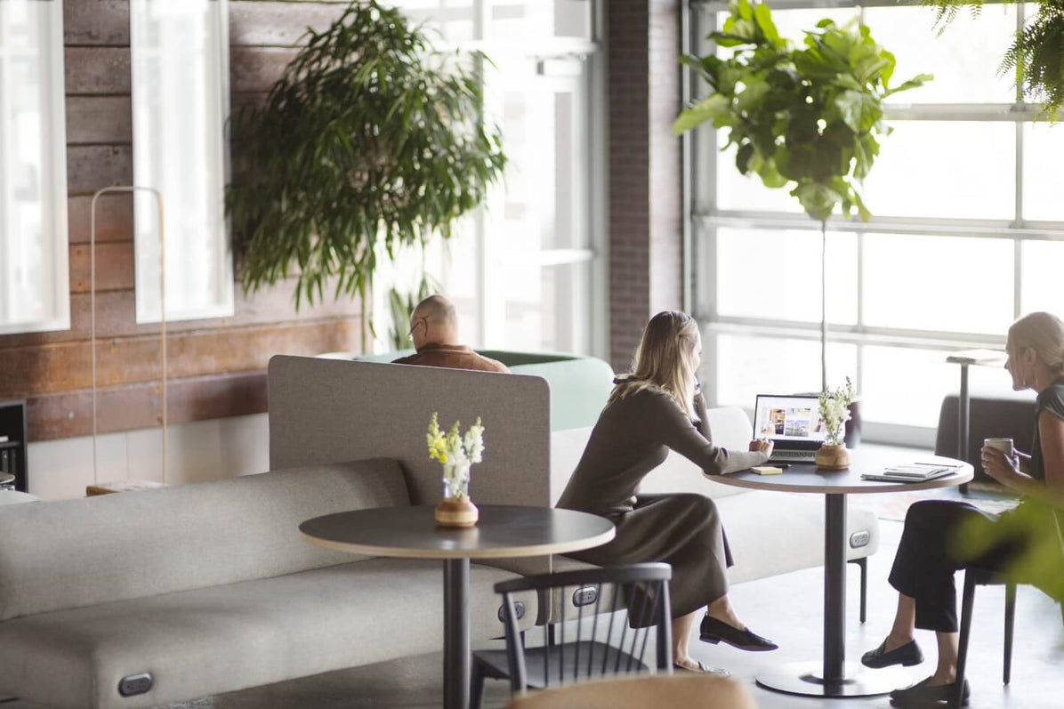 Jive Café Table in lifestyle shot